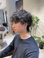 アコーズ ヘア トクシゲ(accord s hair Tokushige)&nbsp;波巻きパーマ/メンズウルフ