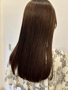 ラテ アトリエ(latte atelier) 大人可愛い/ピンクベージュ/サラ艶ストレート