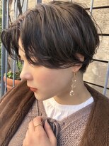 毛流れハンサムショート