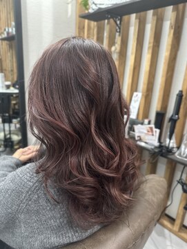 ビューティーガレージ カワゴエ(Beauty Garage Kawagoe) 白髪ぼかしピンクベージュ