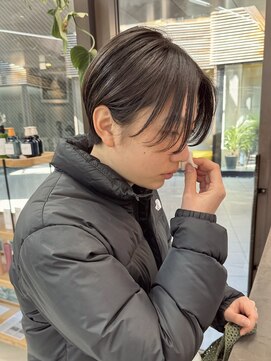 ミィ 表参道(mee.) 似合わせカット ショートボブ ショートヘア ハンサムショート