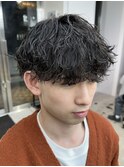 波巻きパーマツイストスパイラルパーマメンズパーマメンズカット