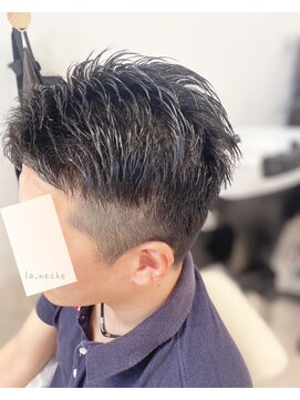 ラネーシェ(la.neche) Men's サイド2ブロック×アップバング