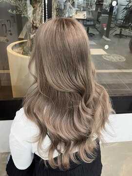 ノートエートル 西金沢(Nought etre) グレージュカラー10代20代30代ブリーチカラーミルクティー