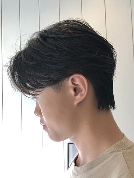 メンズココ 清澄白河店(MENS COCO) ニュアンスパーマ/センターパート/マッシュ/刈り上げ/ツーブロ