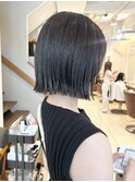 横浜タッセルボブショートボブ顔周りレイヤーカット韓国30代40代