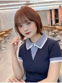 くびれヘア/顔周り/韓国/ボブ/レイヤーカット/前髪/カラー錦糸町