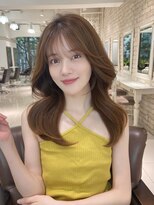 フォルテ 表参道店(FORTE)&nbsp;【フォルテ千鶴】ストレートパーマ/アプリコットオレンジ