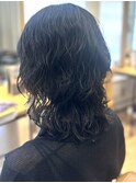 ウルフパーマが楽ちん!