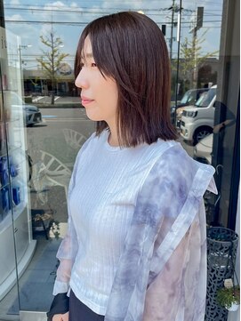 エレッタプロデュースドバイアリュール(Eletta Produced by ALLURE) 切りっぱなしボブ