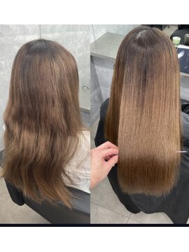 シンシア 新宿(CYNTHIA) ブリーチ縮毛矯正