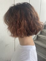 フラバー(flover)&nbsp;ボブにふんわりパーマ/20代/30代/40代/クリームパーマ