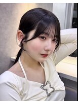 ロンドアヴァントゥス 池袋(Lond aventus)&nbsp;韓国レイヤー/韓国風/ボブ/髪質改善/黒髪/ブリーチなし〔池袋〕