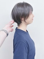 ラウンジ モリオ イケブクロ(Lounge MORIO Ikebukuro)&nbsp;＊丸みショート前下がりショートボブ大人ショートボブ軽めボブ