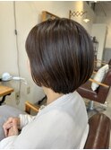 丸みショートボブ　【大木】