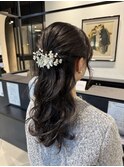 特別な日に♪ハーフアップ