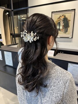 特別な日に♪ハーフアップ