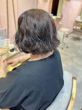 アットティー 金沢八景(at tee...) 白髪ぼかしカラー×くせ毛ヘア