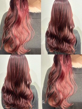 グルグル 新小岩店(GULGUL) ピンクのインナーカラーが可愛い【佐藤】