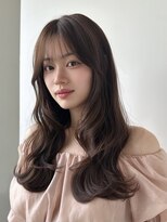 バイオレット 栄店(Violet)&nbsp;シースルーバング/顔まわりレイヤー/レイヤーカット/ブラウン