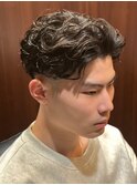 ツーブロックウェーブパーマ