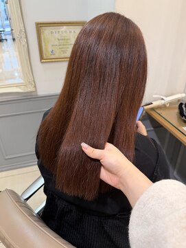 ネオリーブアイム 横浜西口店(Neolive aim) テラコッタブラウン＊ハイライトカラー【横浜】nana