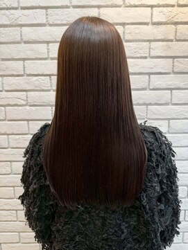 フルミー(fulme.) ナチュラルブラウン　30代　松山市　カット+美髪トリートメント