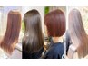 【極ツヤ髪☆リピーター多数】カット+髪質改善縮毛矯正+TR