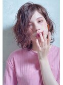 デザインカラー/骨格補正ショートカット/オリーブベージュ