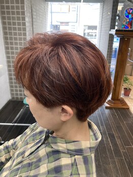 クラウン(CROWN)の写真/【本通並木/実力派女性Stylistのマンツーマンsalon】なめらかな指通りと柔らかな髪質を叶えます。