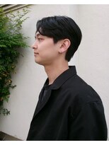 ヒントステーション フォーメンズ(HINTSTATION for Men's) 〈浅草 半個室〉 センターパート/ナチュラル