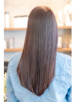 クレオメ 田町店(Cleome)&nbsp;デジタルパーマ前髪サイドバングロング薄めバングフェミニン