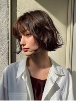 スタイル 茅ケ崎(STYLE)&nbsp;ミルクティーブロンド/ダークブルー/デジタルパーマ/茅ヶ崎