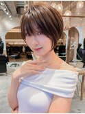 □ショートボブ/顔周り/韓国/ブリーチなし/30代40代50代/錦糸町