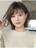 【ブルベ冬30代】グレージュブラウンボブ