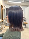 大人外はねミディアムボブ　30代40代50代