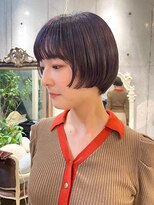 アンドケー 那覇おもろまち店(and K)&nbsp;透明感ブラウン/マッシュショート/デザインカット