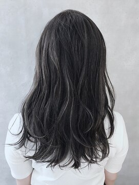 ムウ 難波(MOU) ハッシュカットフルバング似合わせカットレッドブラウン20代30代