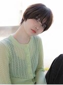 くびれショート 流しバング