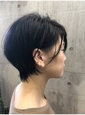 　ショートボブ　