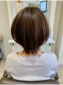 美シルエット☆ひし形ショートボブ