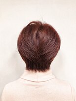トップヘアー 玉島店(TOP HAIR)&nbsp;《TOPHAIR 玉島店/ ちゃみ》大人ショート×カシスブラウン