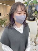 【link】イヤリングカラー/ブルーパープル *堀場*