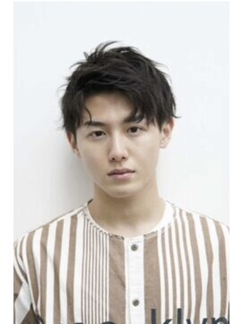 ゼンコー キチジョウジ(ZENKO KICHIJOJI) 黒髪×アップバング×ウェーブ