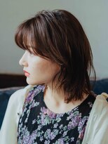 美容室 リズヘアー 稲毛店(Riz hair)&nbsp;愛されミディアムウルフスタイル【稲毛駅】