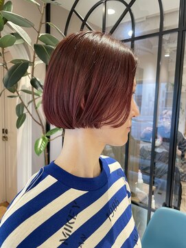 ロンド ブランシュ 錦糸町北口(Lond blanche) あご上切りっぱなしミニボブ　【錦糸町】