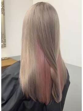 スキル 石岡(SKILL) フルブリーチ＋インナーカラー☆ハイトーンカラー