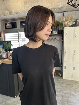 シールドヘアー 沖縄 新都心(C'LD Hair) 【 C’LD 】切りっぱなしボブ/タッセルボブ/ストレートボブ/ボブ