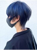 ウルフショート インナーカラー 博多ショート 福岡ショート 福岡