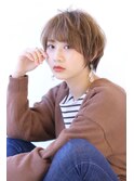 ツヤ髪アッシュショート